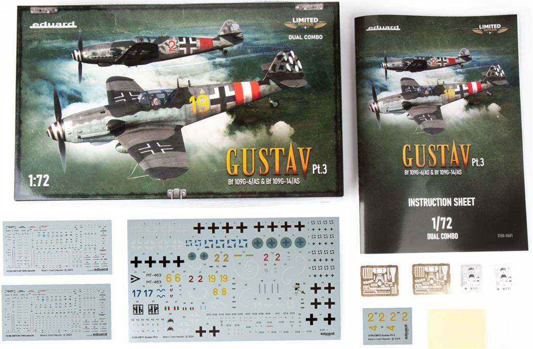 Eduard 1/48th 84174 Messerschmitt Bf-109G-10 ERLA WW2 Fighter Aircraft kit