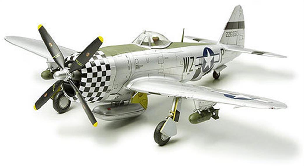 Tamiya 1/72 60770 Republic P-47D Thunderbolt Bubbletop WW2 American Fighter Kit