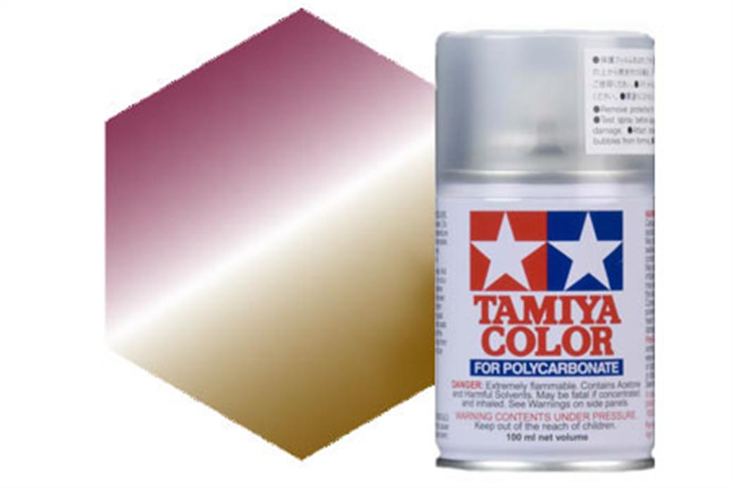 Tamiya  PS-47 PS47 Iridescent Pink/Gold Polycarbonate Spray Paint 100ml