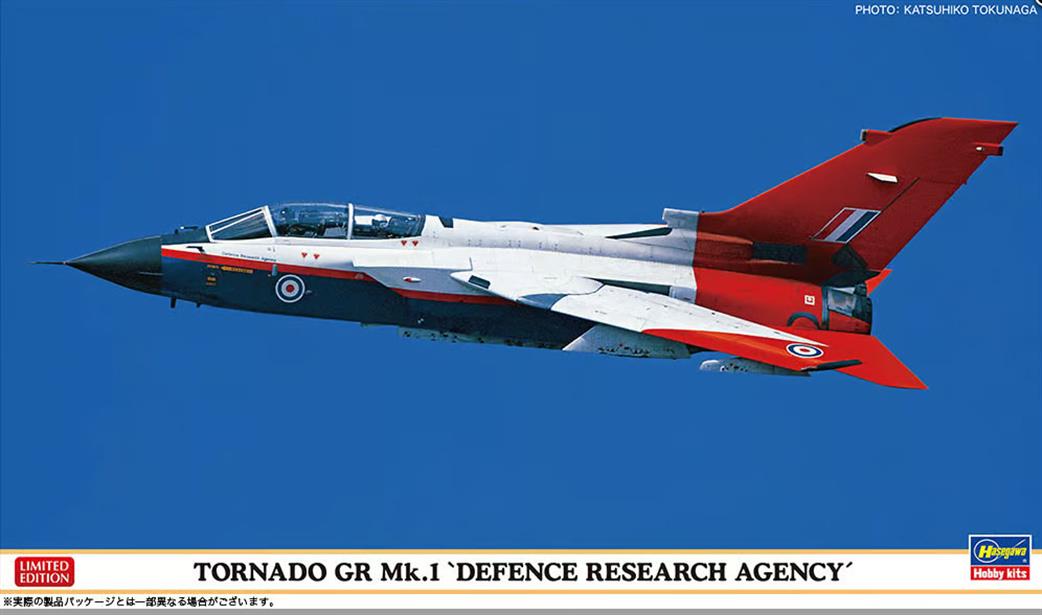 Hasegawa 1/72 02456 RAF Tornado GR Mk1 Defence Research Agency