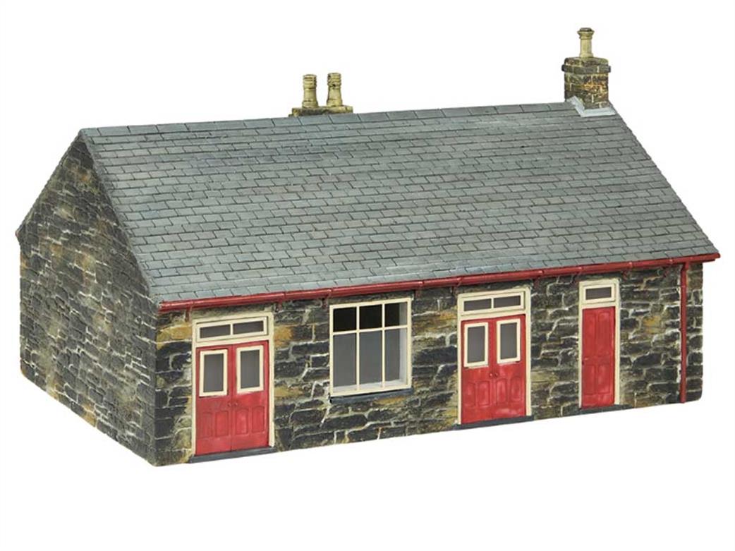 Bachmann OO 44-0169R Porthmadoc Harbour Station Booking Office Red Scenecraft Painted Resin Building