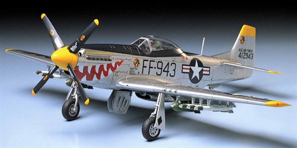 Tamiya 1/48 61044 F-51D Mustang Korean War Fighter Aircraft Kit