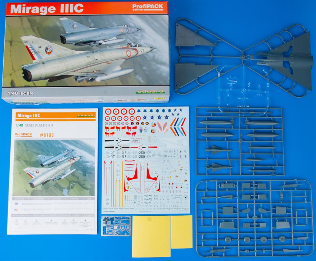 Eduard 1/48 8103 Mirage 111C Modern French Fighter/Bomber Profipack