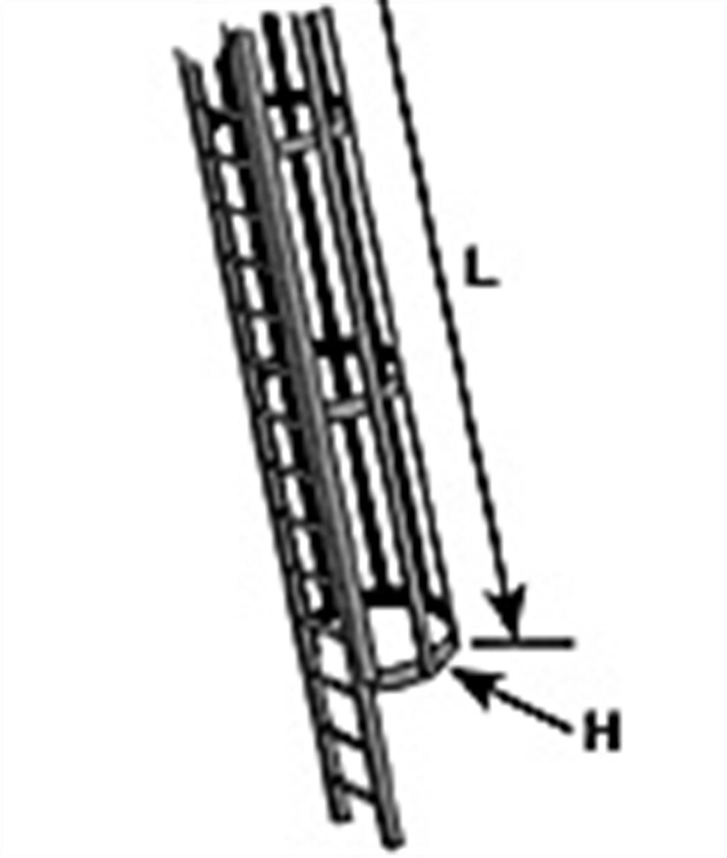 Plastruct 1/48 90973 Safety Cage and Ladder Set CLS-8