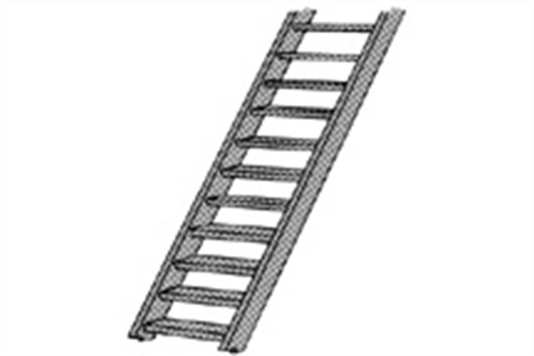 Plastruct 1/48 90664 Styrene Stairway 3ft Width STAS-8