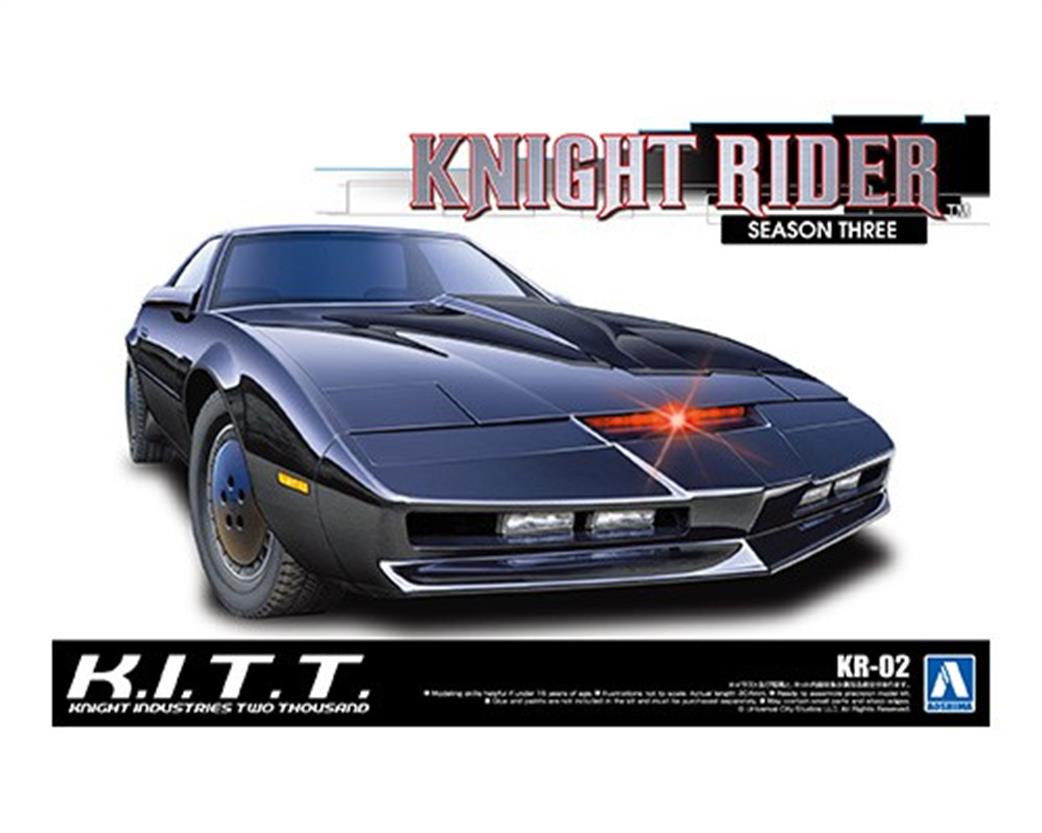 Aoshima 1/24 06321 Knight Rider K.I.T.T Kitt Car Season 3 Plastic Kit