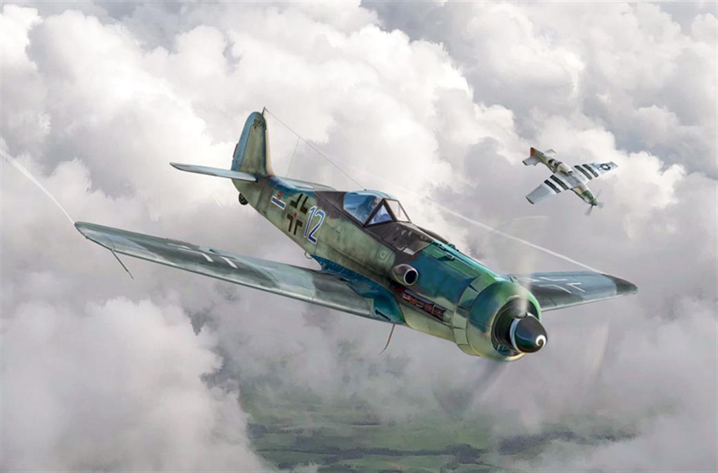 Italeri 1/72 1312 Focke-Wulf Fw190 D-9 WW2 German Fighter Kit