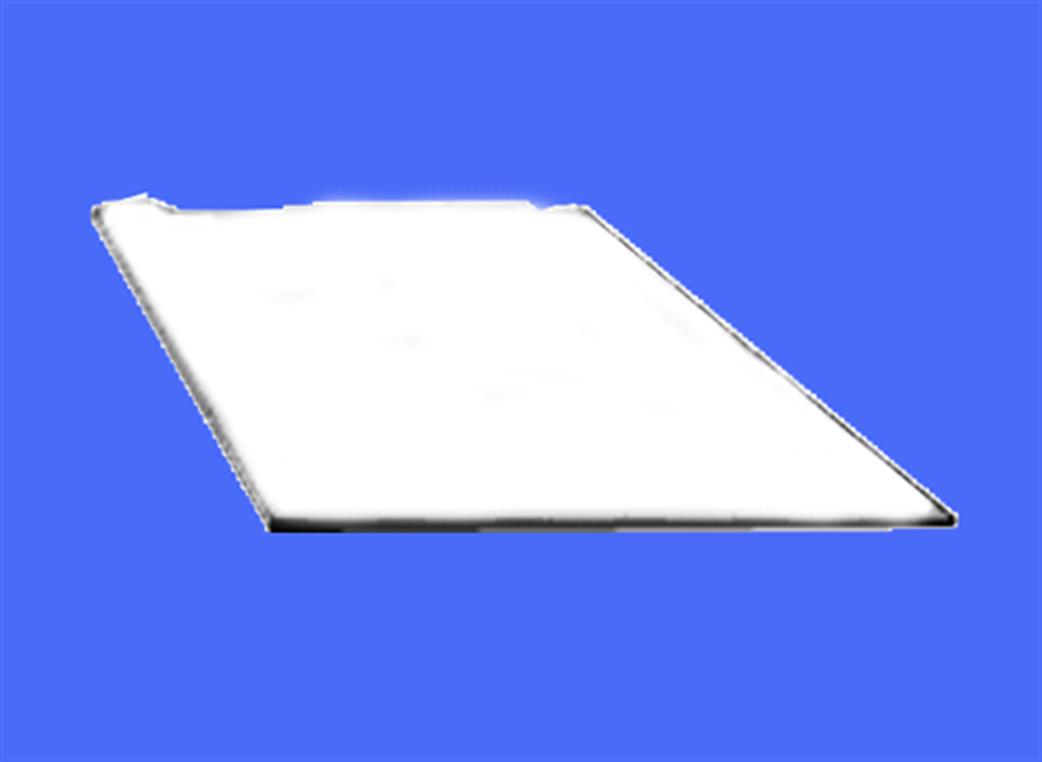 Plastruct  91107 2.5mm Styrene Sheet Pack of 2 Sheets SSS110