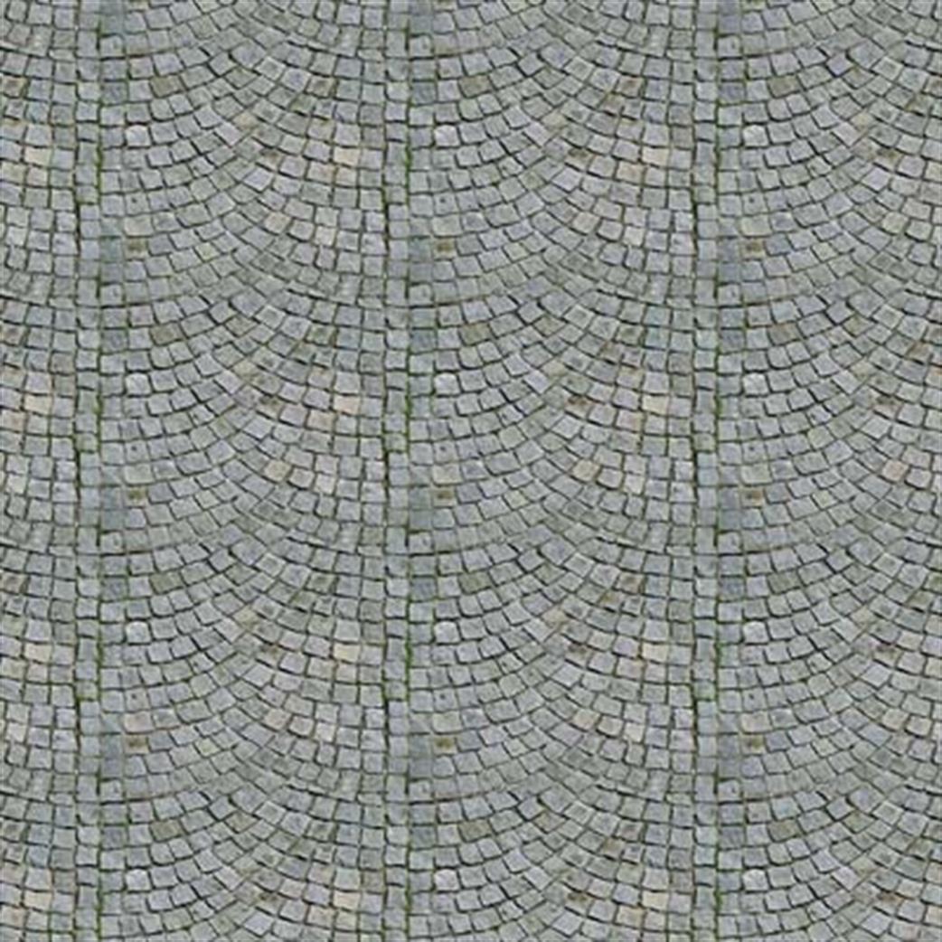ID Backscenes OO BM070 Curved Cobbles Self Adhesive  Pack of 10