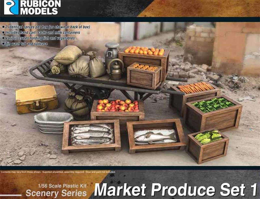 Rubicon Models 1/56 283008 Market Produce Set 1