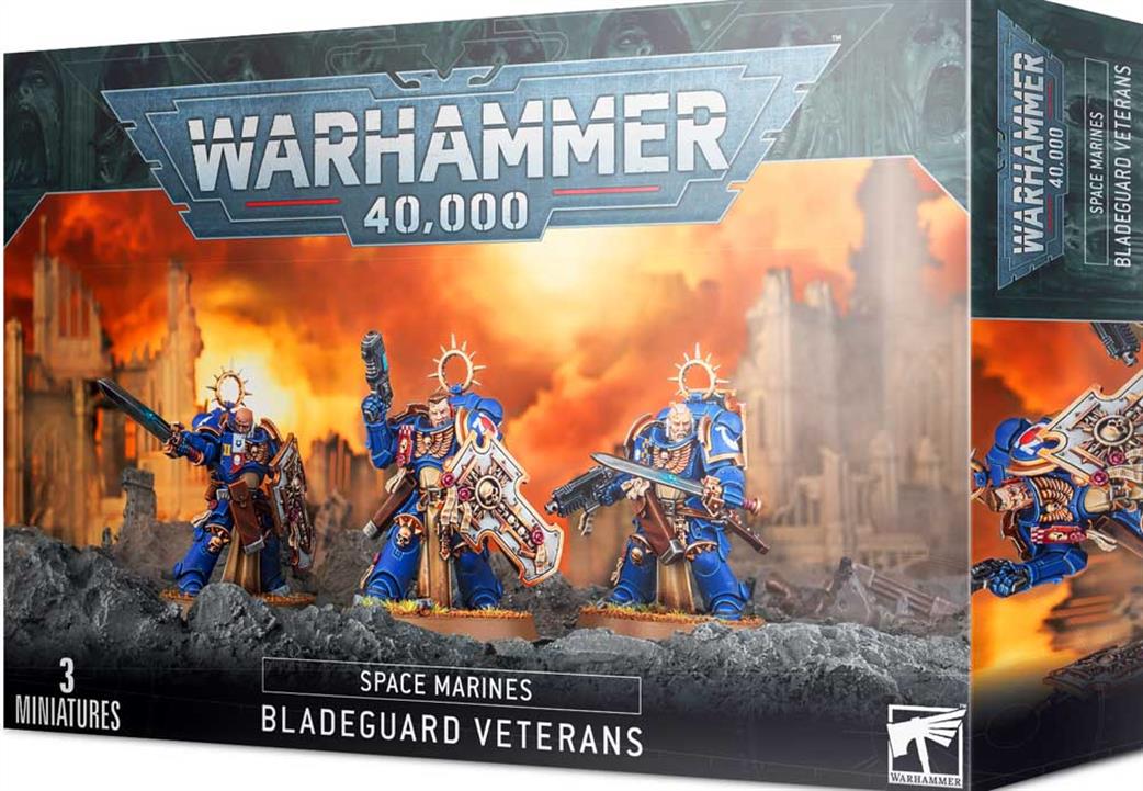 Games Workshop 28mm 48-44 Space Marines Bladeguard Veterans