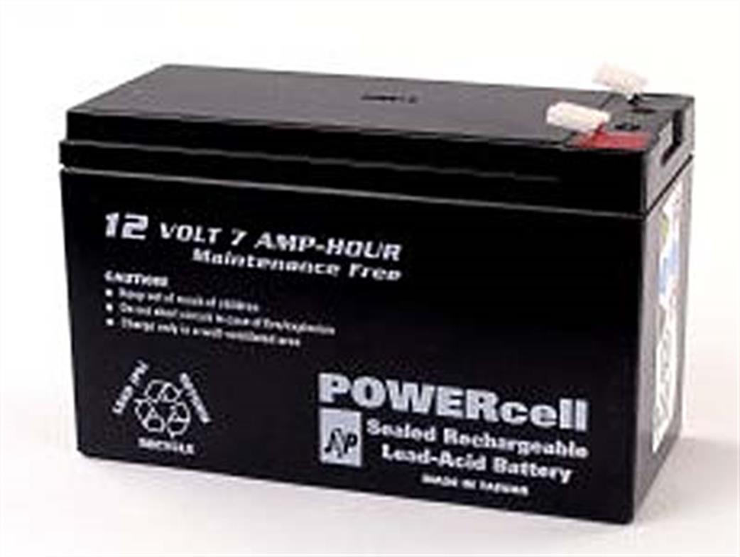 Powertech  5510050 12v 7amp Powercell Lead Acid Battery