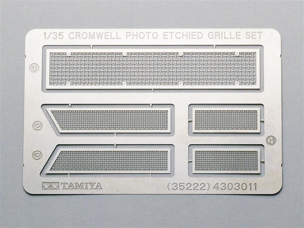 Tamiya 1/35 35222 Cromwell Photo Etched Grill Set