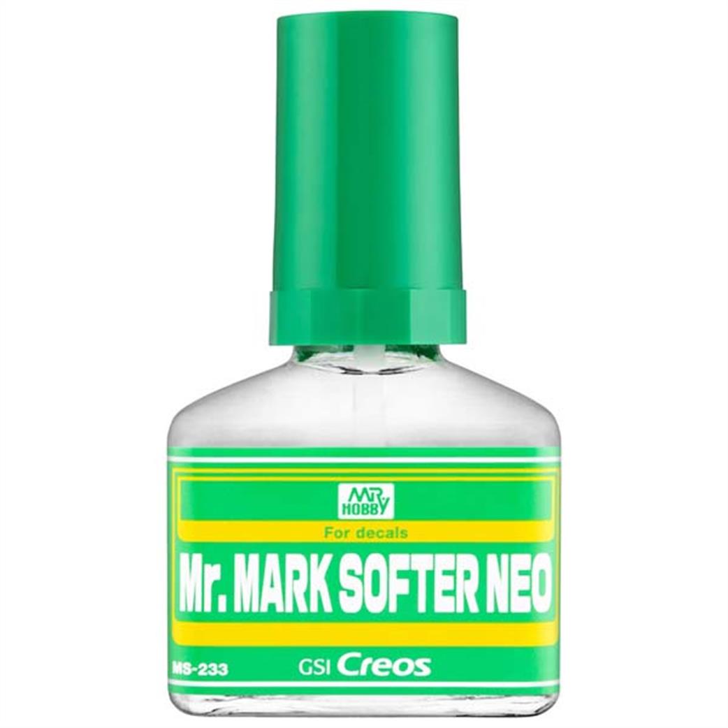 Gunze Sangyo  MS233 Mr Mark Softer Neo Decal Solution 40ml Glass Bottle