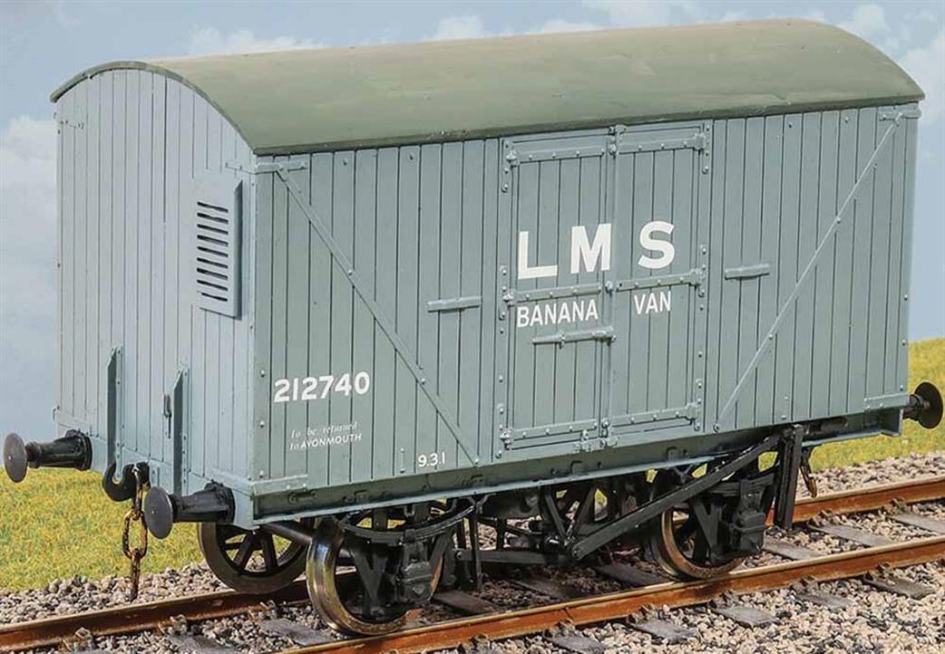 Parkside Kits O Gauge PS114 LMS 10 ton Banana Van LMS Diagram 1660