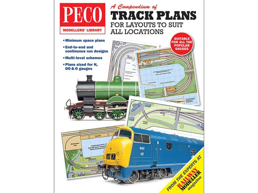 Peco  PM-202 Railway Modellers Compendium of Track Plans for Layouts to Suit All Locations