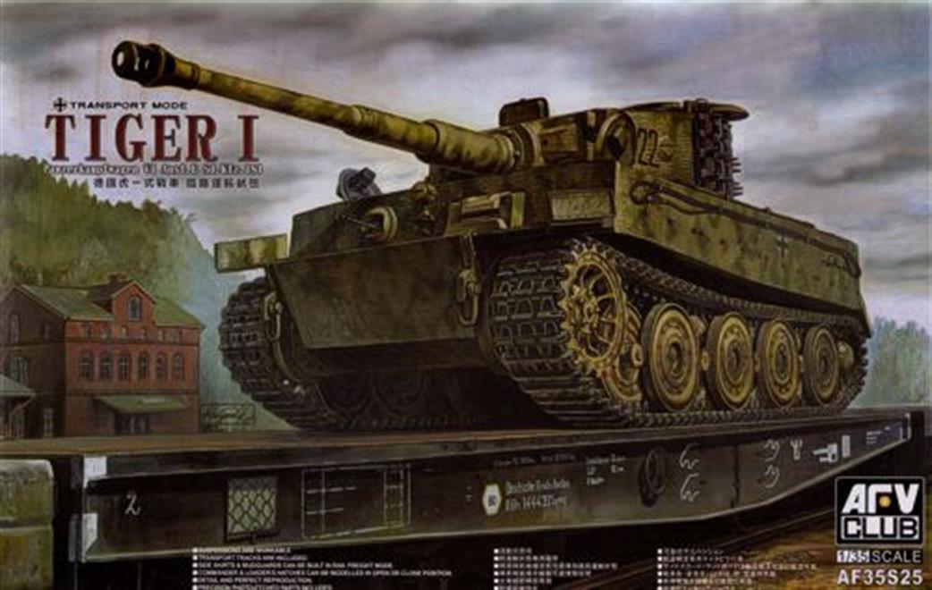 AFV Club 1/35 AF35S25 German Tiger 1 Transport Mode Kit