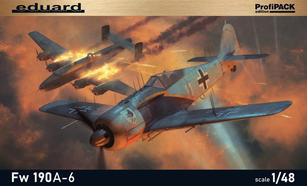 Eduard 1/48 82137 German Fw 190A-6 WW2 Profipack Edition Plastic Kit
