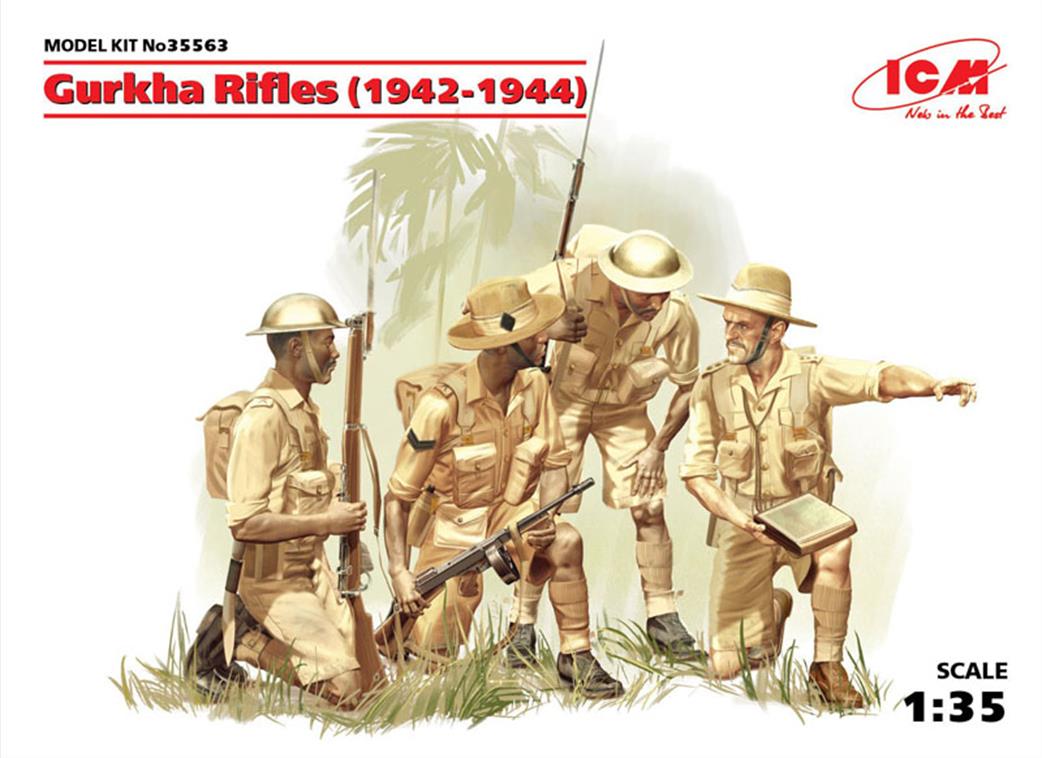 ICM 1/35 35563 Gurkha Rifles (1942-1944)