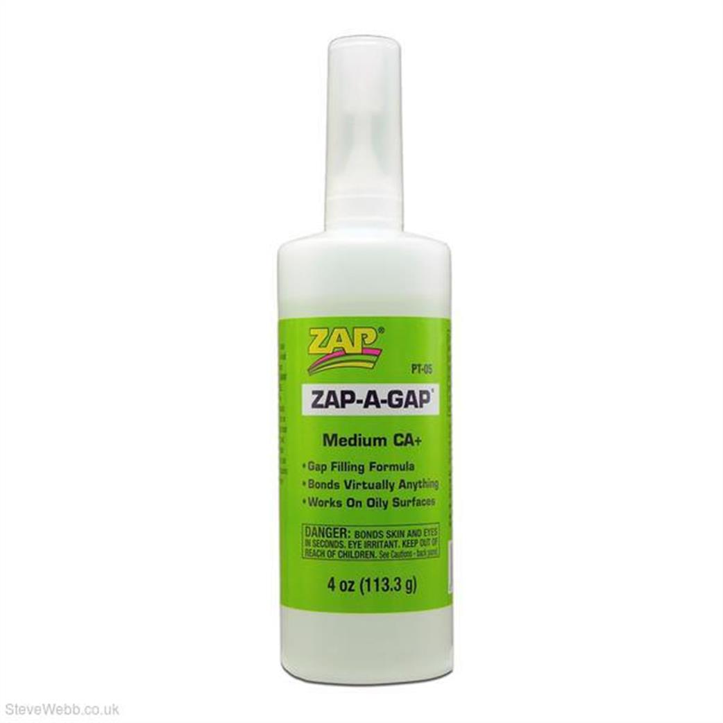 Pacer  PT05 Zap-A-Gap CA+ 4oz Bottle