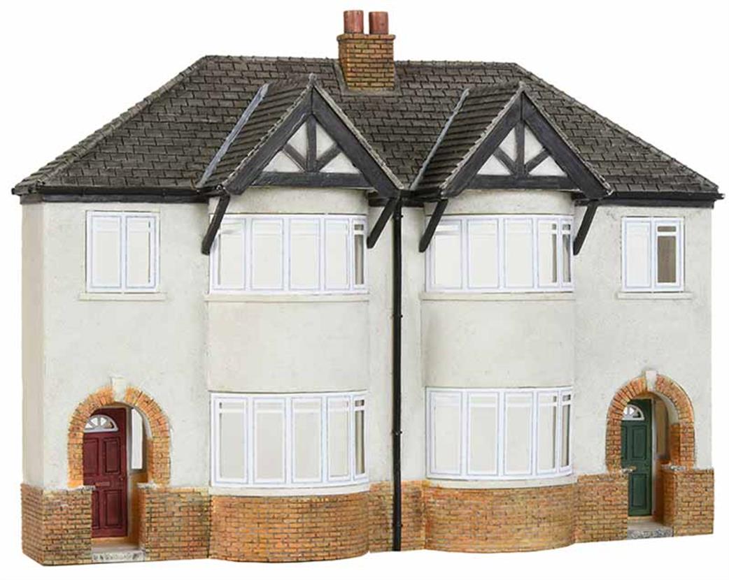 Bachmann OO 44-0206 Low Relief 1930s Semi-Detached Houses