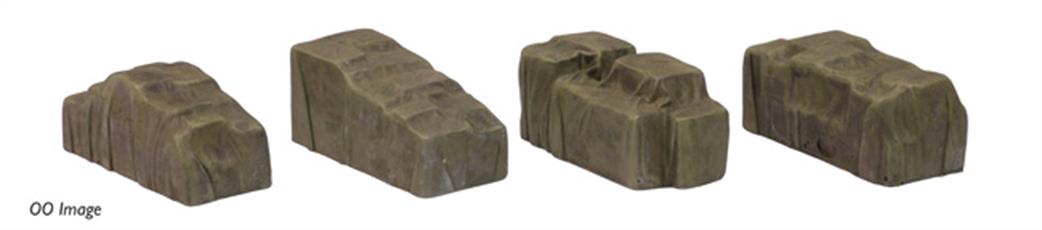 Graham Farish N 42-545 Tarpaulin Covered Wagons Loads (Pack of 4)