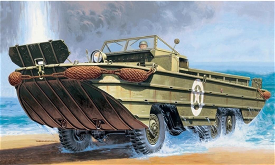 Italeri 1/72 7022 DUKW Amphibian Vehicle Plastic Kit