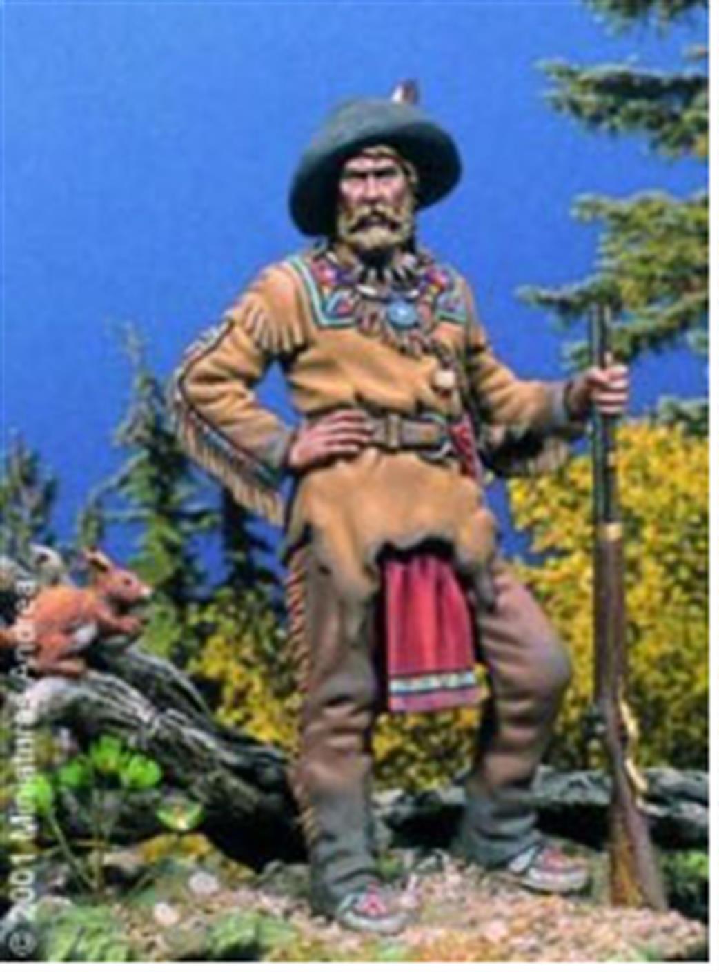 Andrea Miniatures 54mm S4F23 Mountain Man 1840 (Golden West Collection) 54mm