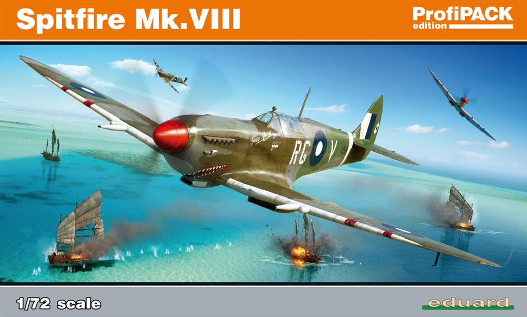 Eduard 1/72 70128 Spitfire MkV111 RAF WW2 Fighter Plane Plastic Kit