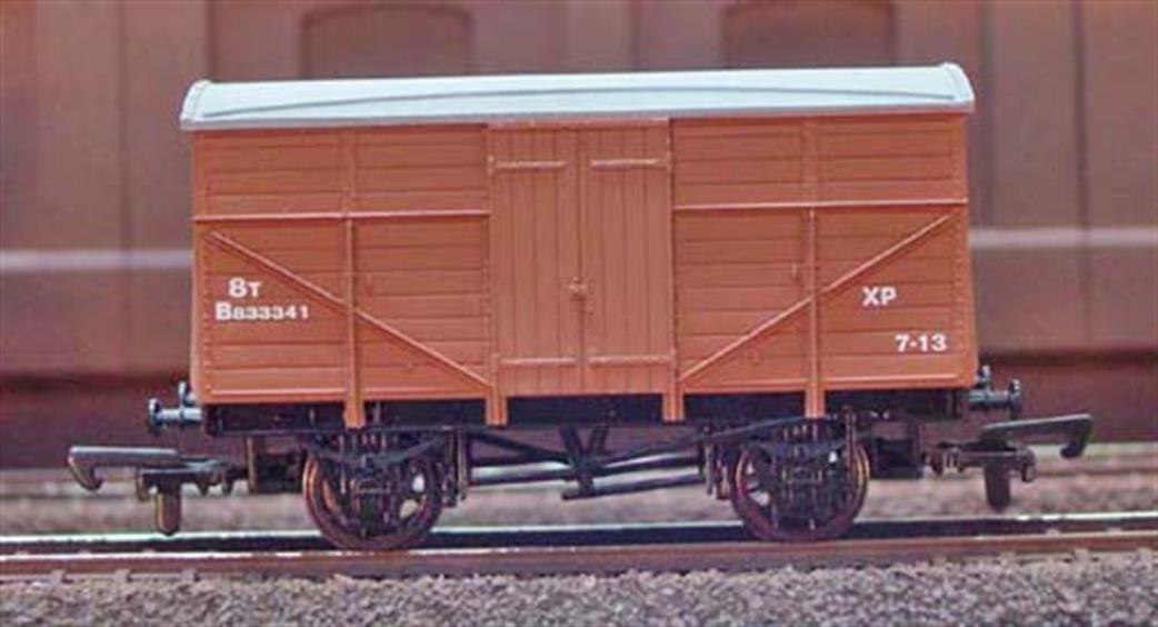 Dapol OO 4F-015-007 BR Fruit Van ex-GWR MEX converted cattle wagon Bauxite