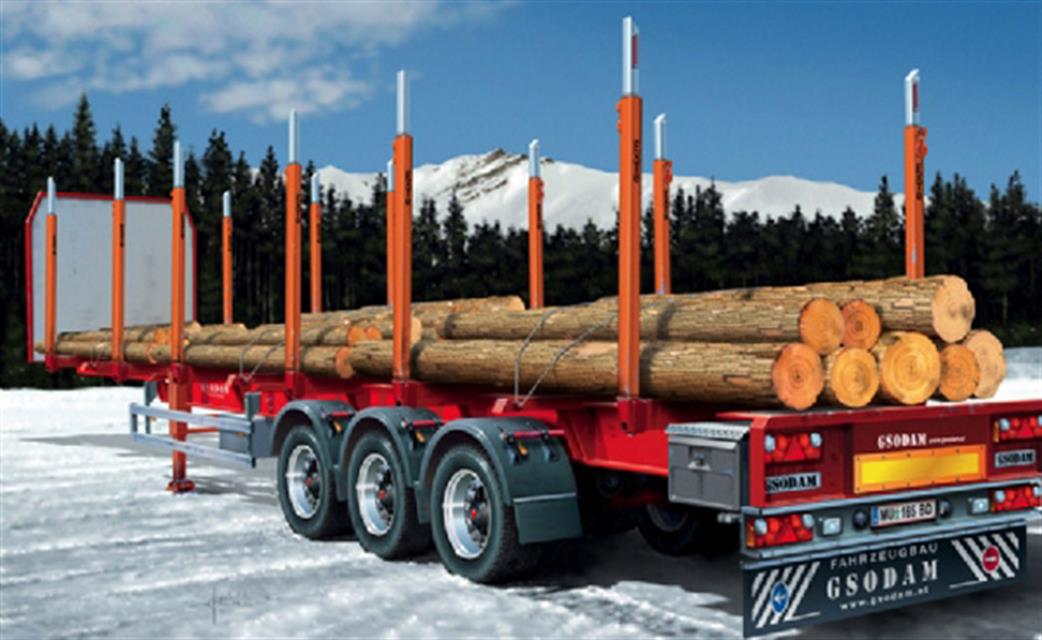 Italeri 1/24 3868 Timber Trailer Kit