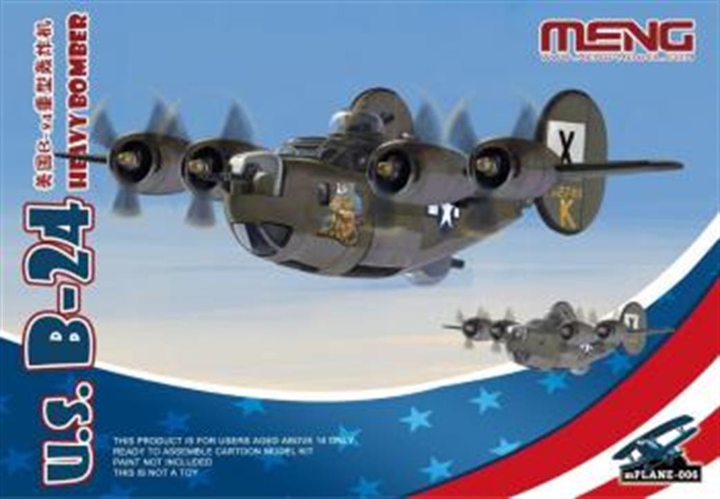 Meng  MP-006 Meng Kids B-24 Liberator Plastic Kit