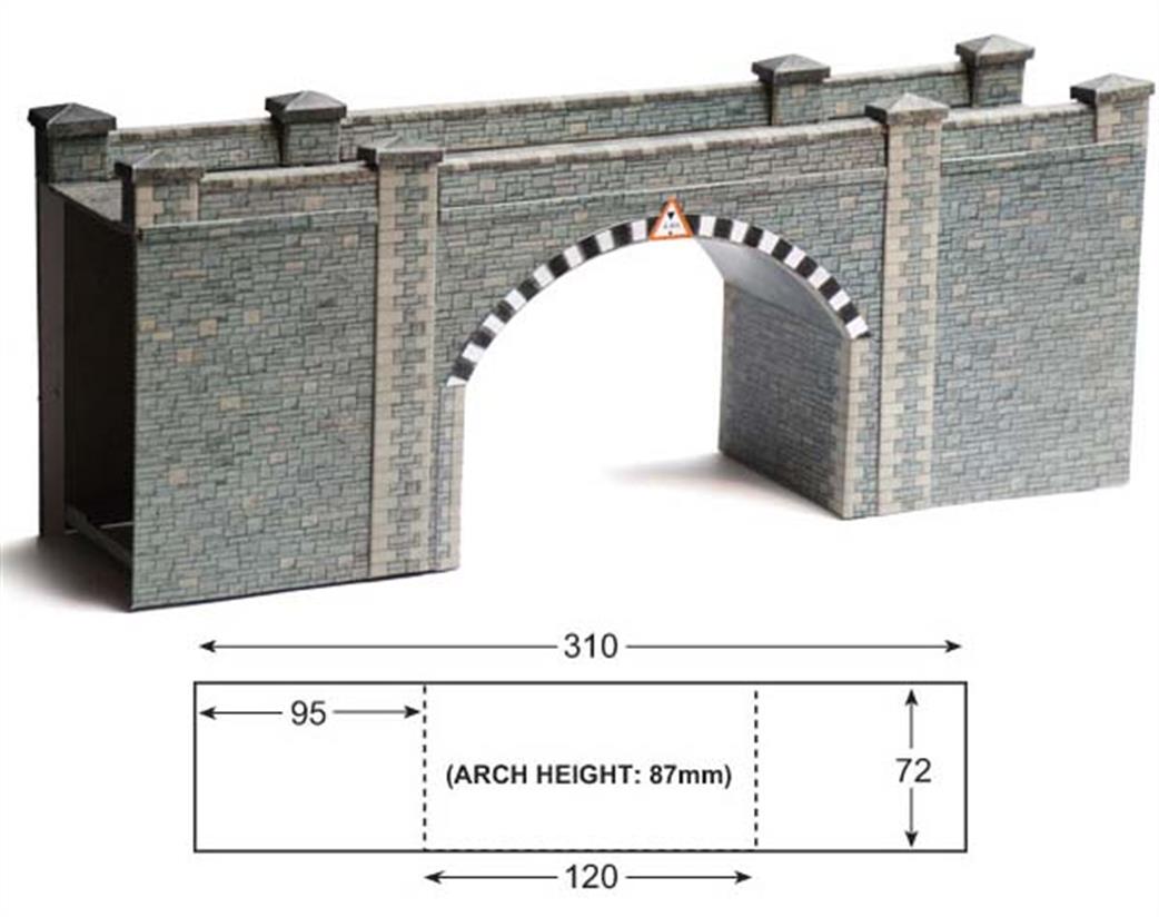 Superquick OO A16 Stone Built Bridge or Tunnel