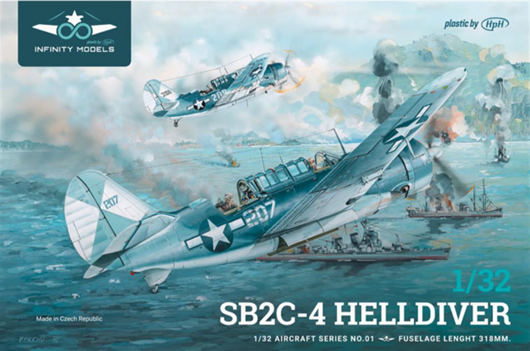 Infinity Model 1/32 INF3201 SB2C-4 Helldiver Aircraft Kit