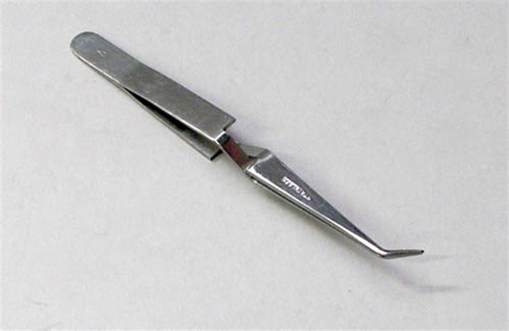 Expo 79056 Self Closing 4.5in Curved Tweezer