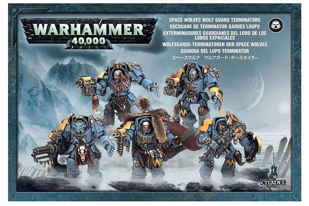 Games Workshop 28mm 53-07 Space Wolves Wolf Guard Terminators