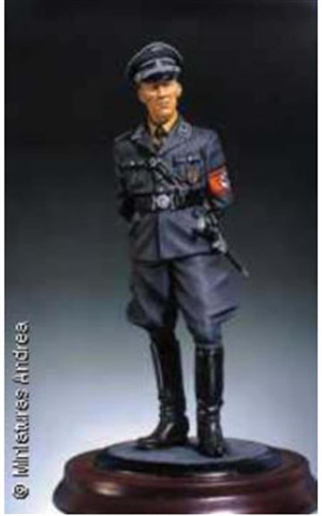 Andrea Miniatures 54mm S5F40 German SS Officer 1936 Figure