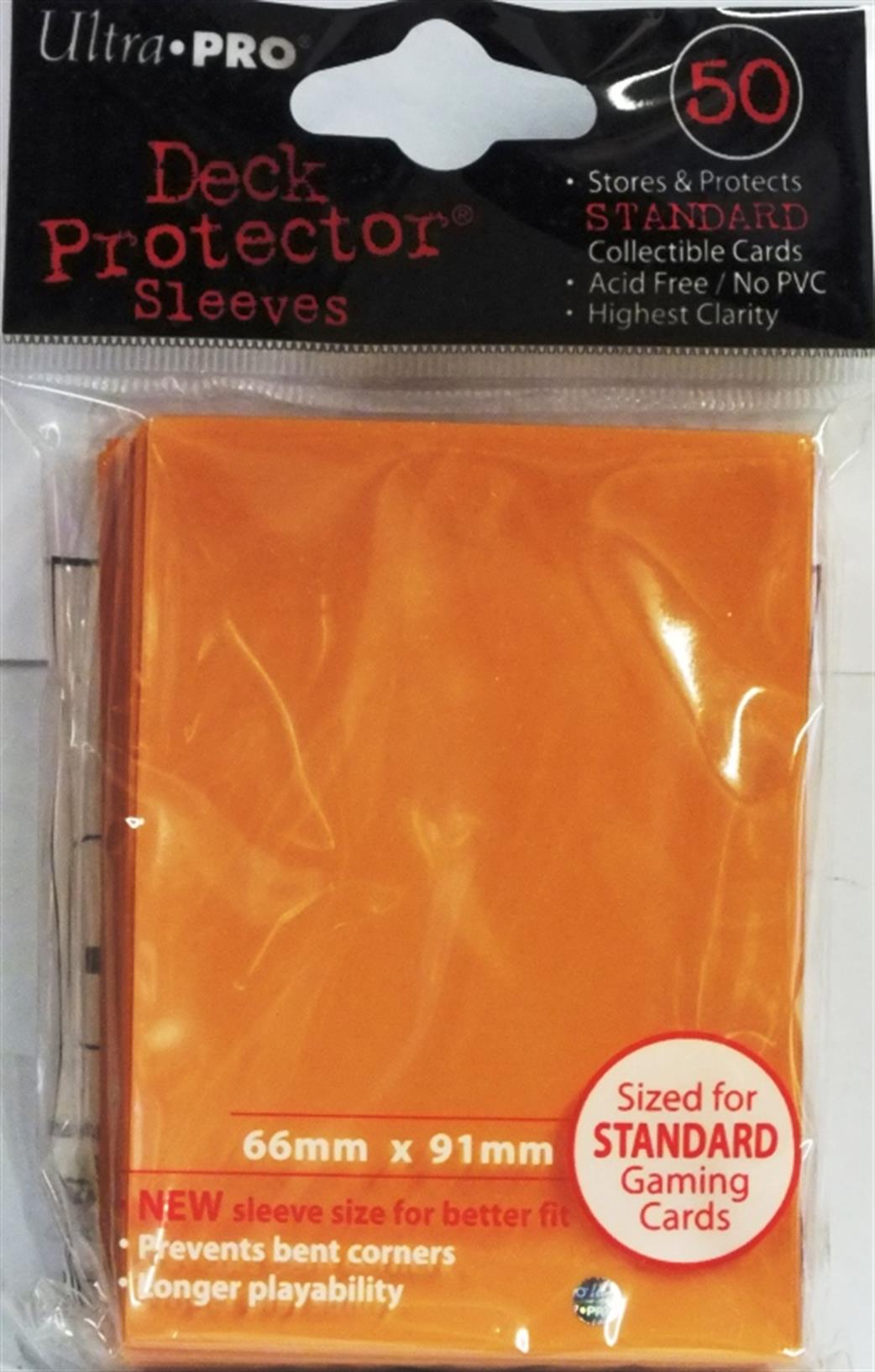 Ultra Pro  82673 50 Orange Satin Deck Protectors