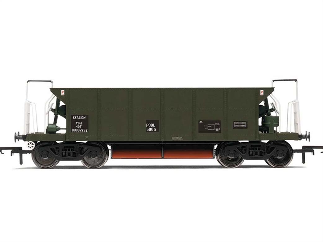 Hornby OO R60245 BR DB982792 YGH Sealion Ballast Hopper Wagon Olive Green