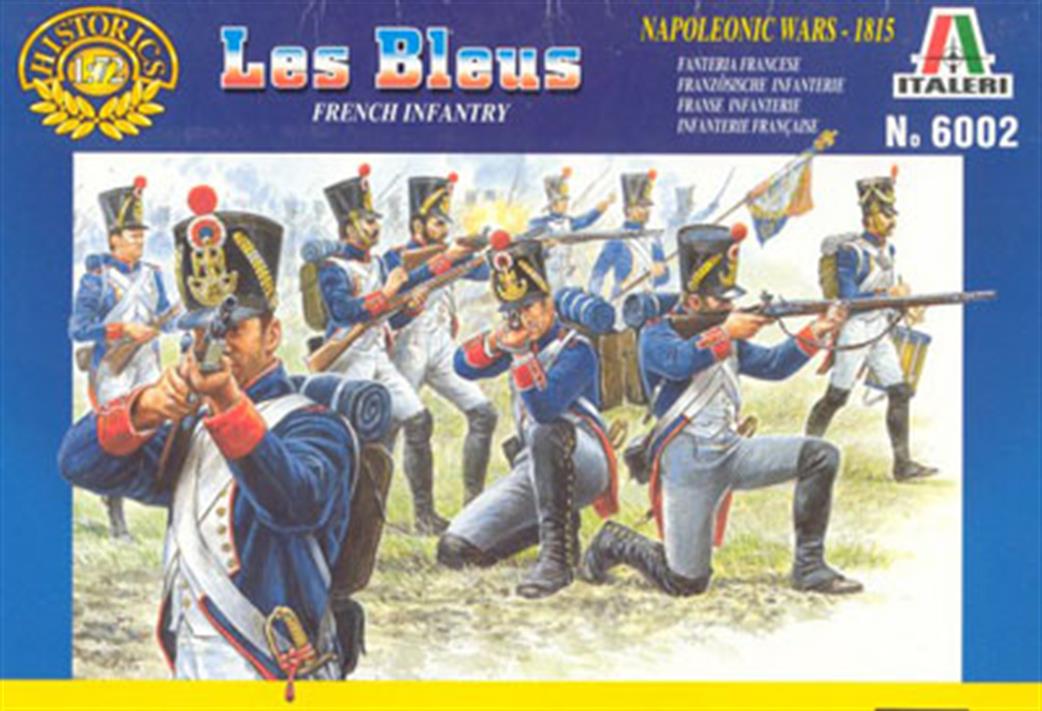 Italeri 1/72 6002 Le Bleus French Infantry Plastic Figures