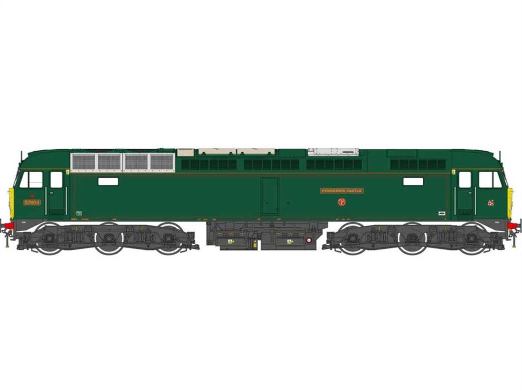 Heljan OO 5711 Great Western 57604 Pendennis Castle GWR Green