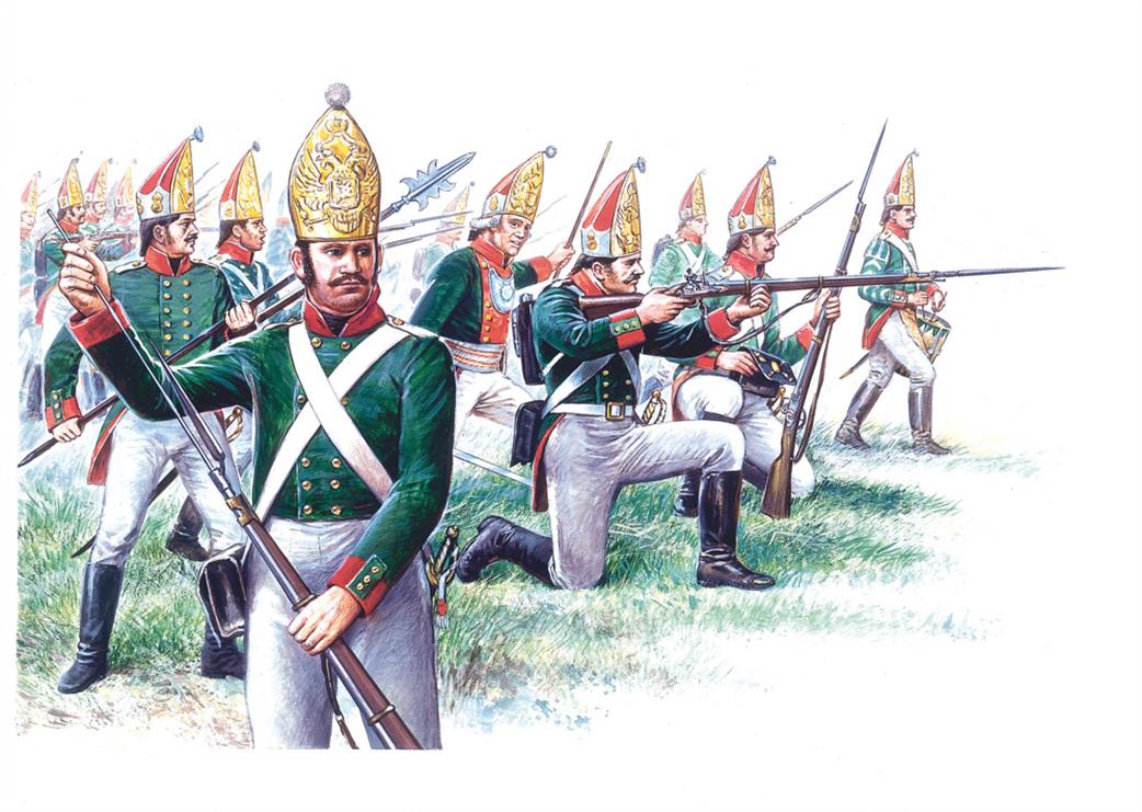 Italeri 1/72 6006 Russian Grenadiers Plastic Figures