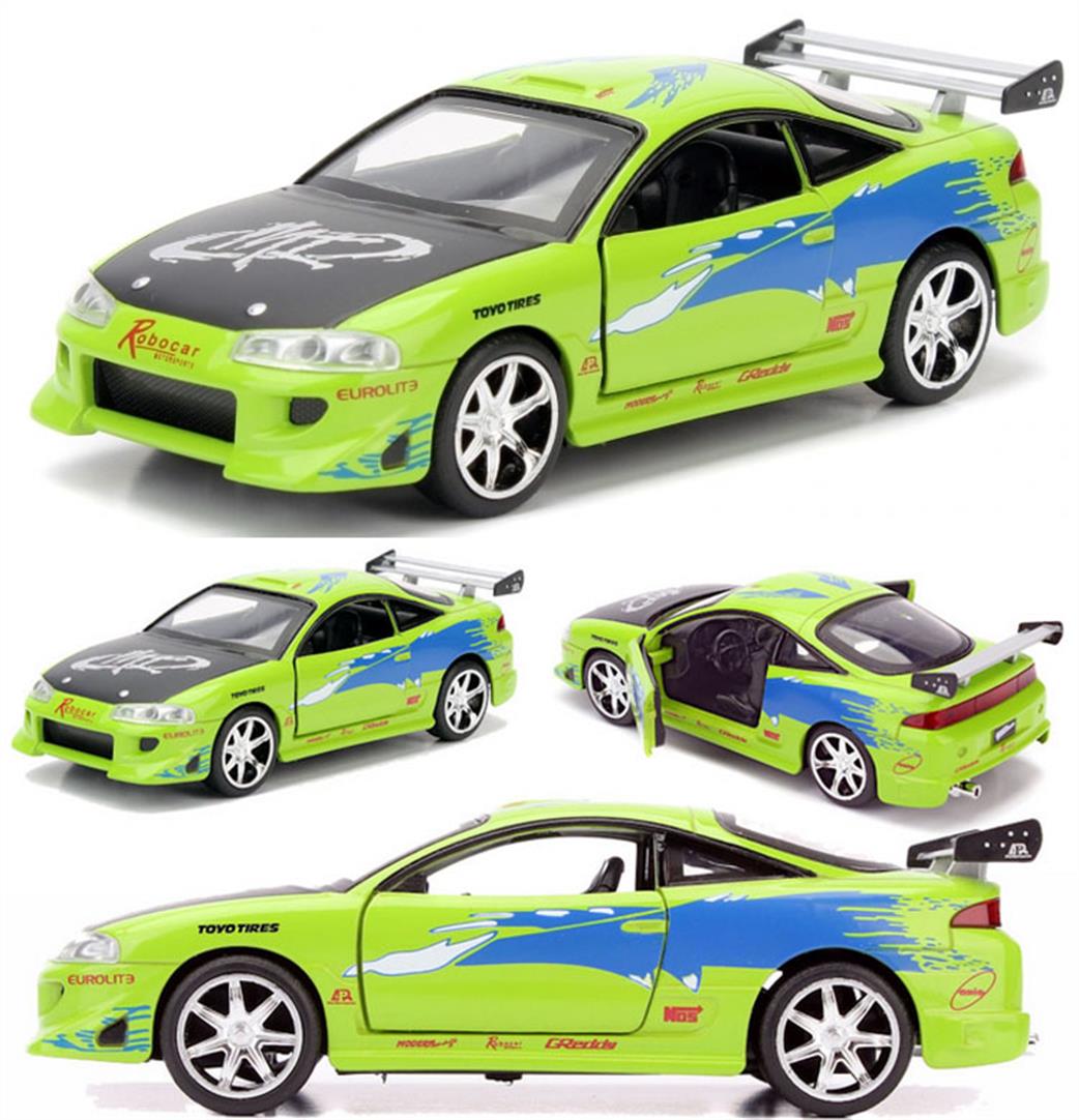 Jadatoys 1/32 JA97609 The Fast and the Furious Brian's Mitsubishi Eclipse