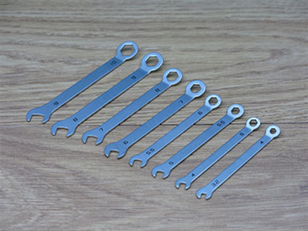 Expo 78090 8 Piece Pro Super Thin Combination Spanner Set