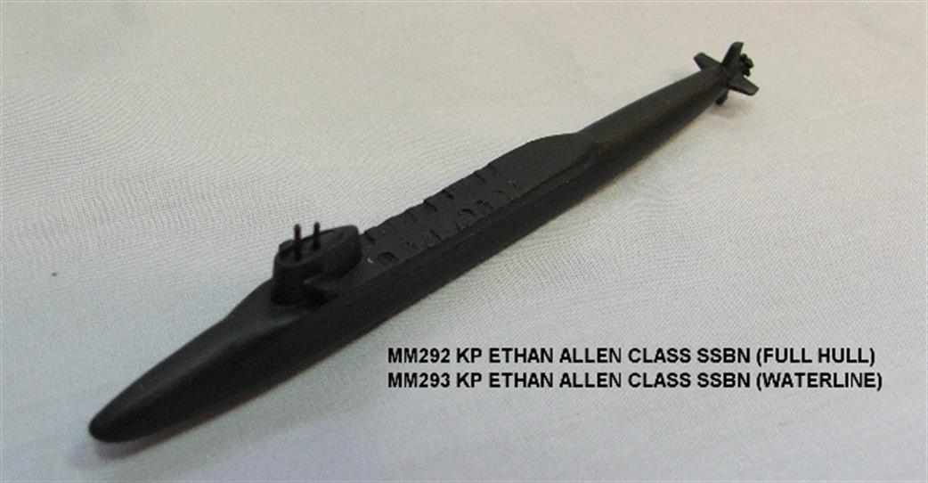 Mountford 1/1250 MM293KP Ethen Allan Submarine Waterline Prepainted Model