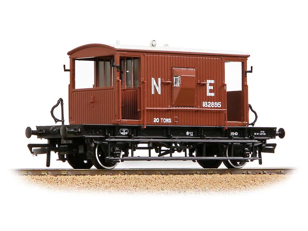 Bachmann OO 37-529C LNER 20-ton Goods Train Brake Van Toad-E LNER Oxide