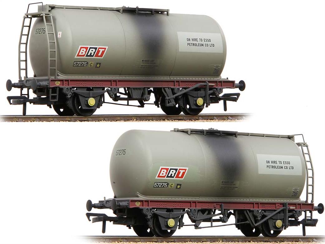 Bachmann OO 37-594 Unbranded Esso 45 tonne TTA Tank Wagon Grey Weathered