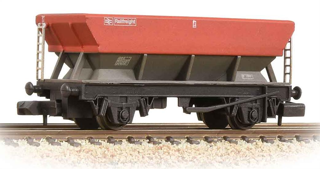 Graham Farish N 373-507B BR 46tonne HEA Hopper Railfreight Grey & Red