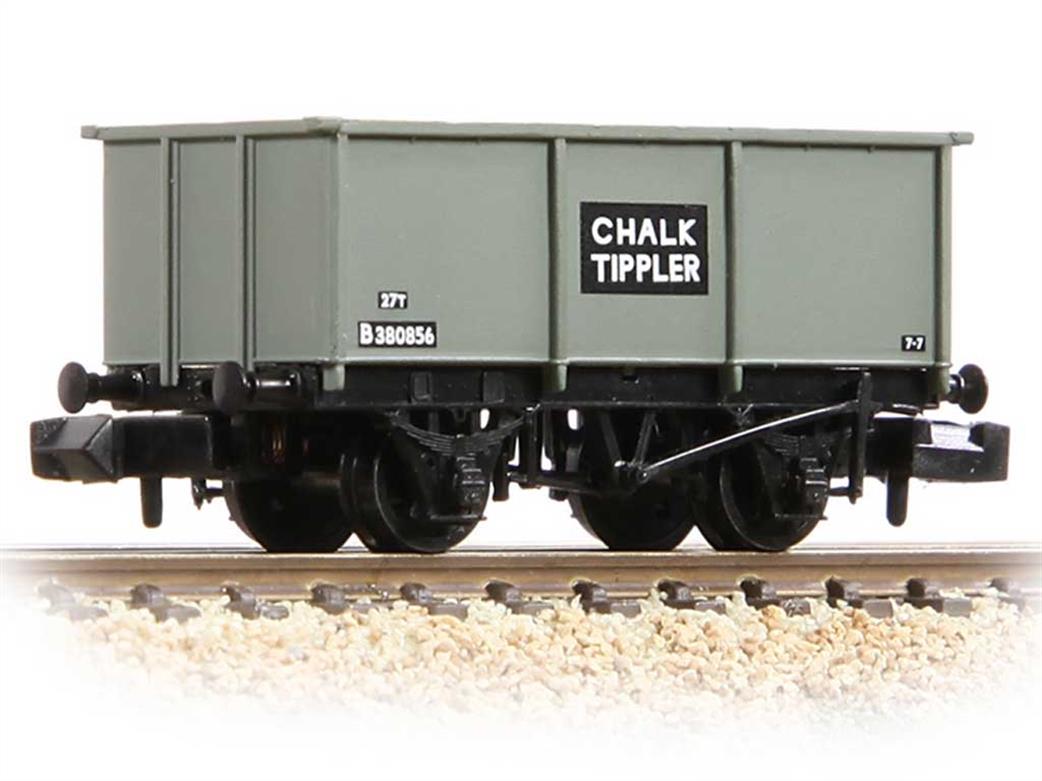 Graham Farish N 377-276B 27t Steel Chalk Tippler Wagon Grey