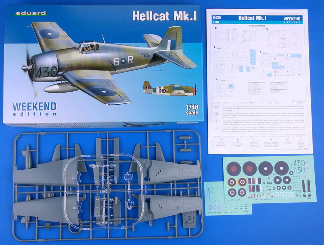 Eduard 1/48 8435 Hellcat MK1 Weekend edition plastic Kit